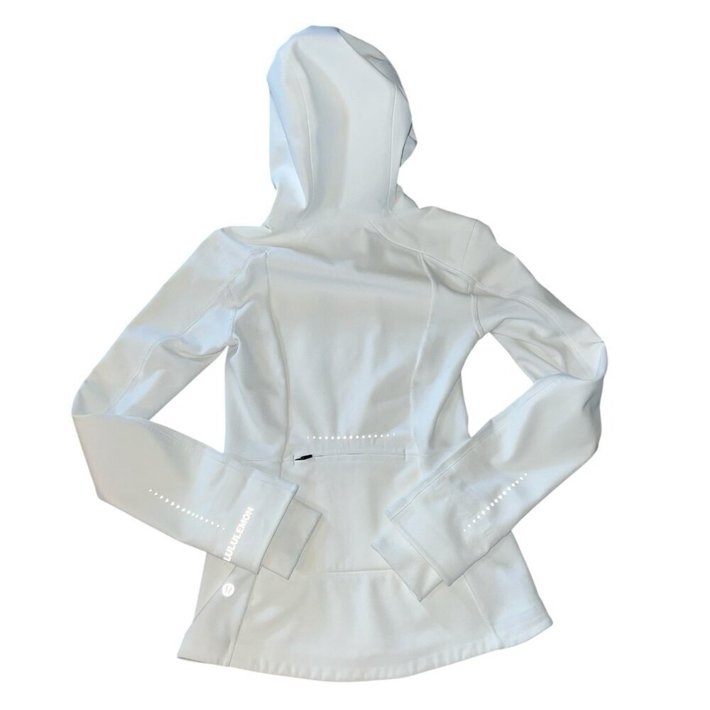 NWOT Lululemon Cross Chill Jacket White Size 0 - Picture 3 of 10